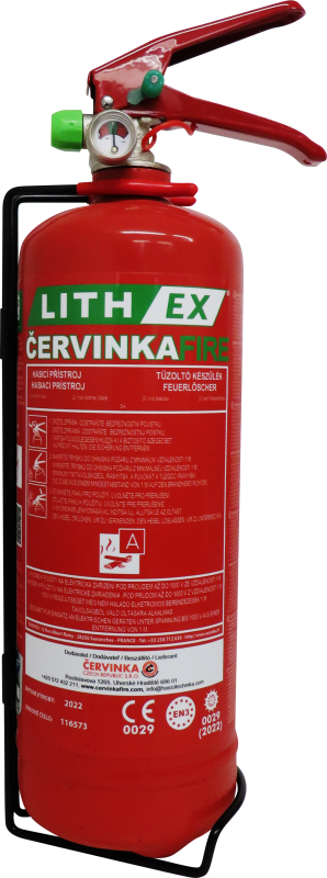 Feuerlöscher zum Löschen von Lithiumbatterien AVD LITH EX2 - 2 l