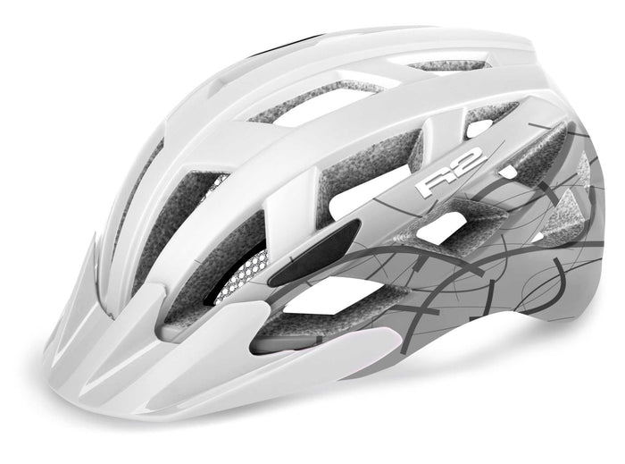 fahrradhelm weiß Fahrradhelm R2 LUMEN weiß ATH18C – svet-elektrokol