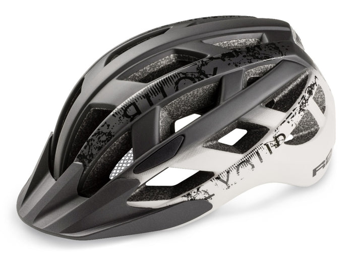 Cyklistická helma R2 LUMEN černá-bílá ATH18R