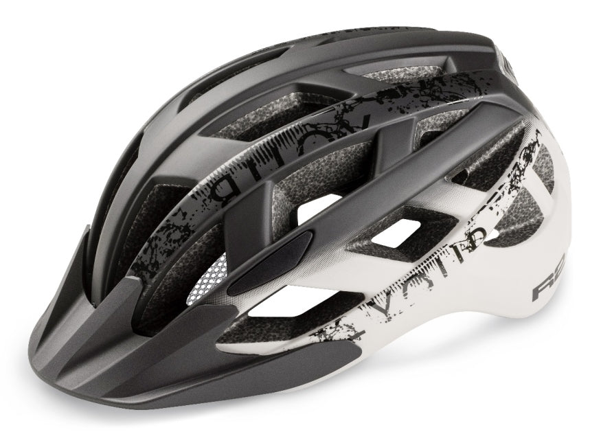 fahrradhelm schwarz oder weiß Fahrradhelm R2 LUMEN schwarz-weiß ATH18R – svet-elektrokol